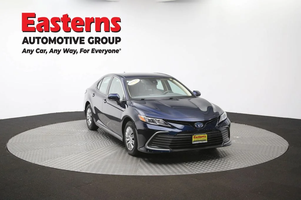 Used 2021 Blue Toyota LE image 49
