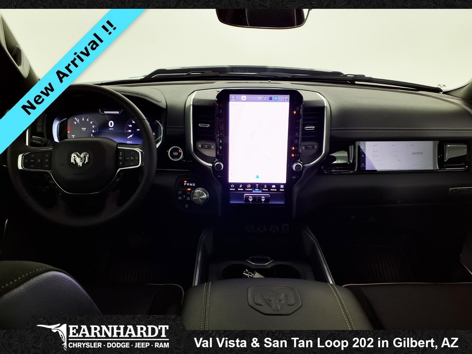Used 2025 Bright White Clearcoat Ram Laramie image 14