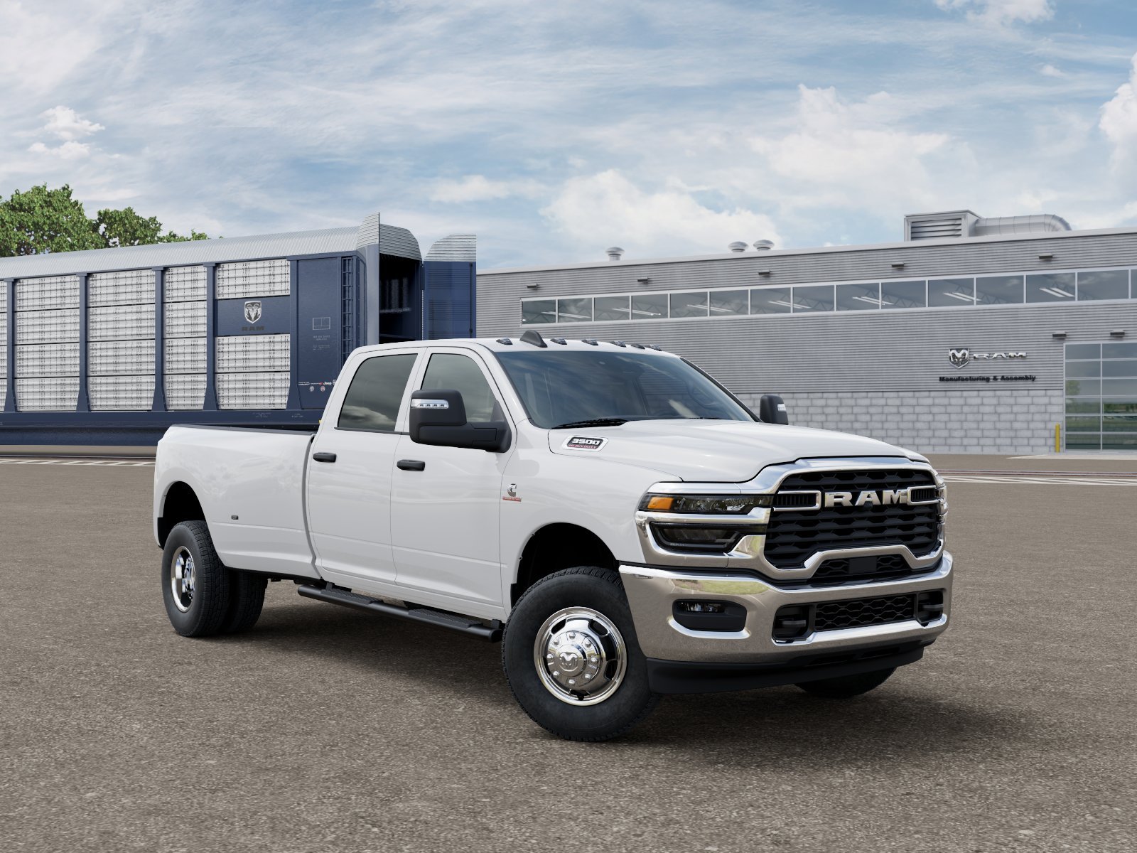 New 2027 Bright White Clear-Coat Exterior Paint RAM Tradesman image 3