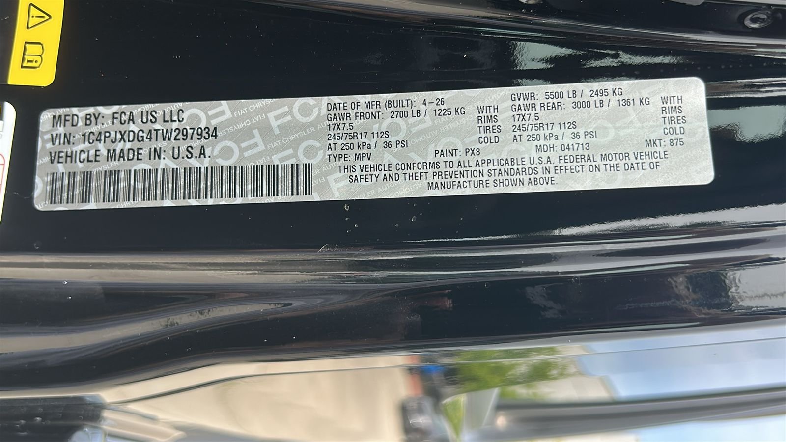New 2026 Black Clearcoat Jeep Sport S image 31