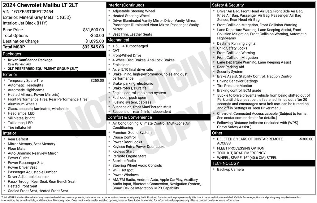Used 2024 Gray Chevrolet LT image 17