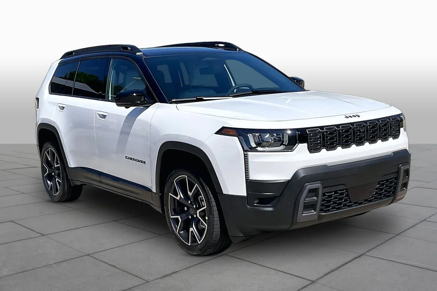 New 2026 Bright White Clear-Coat Exterior Paint Jeep Overland image 2
