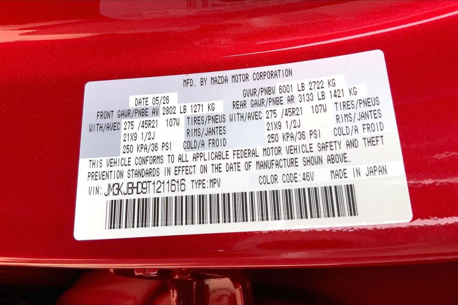 New 2026 Soul Red Crystal Metallic Mazda 3.3 Turbo Preferred AWD image 21