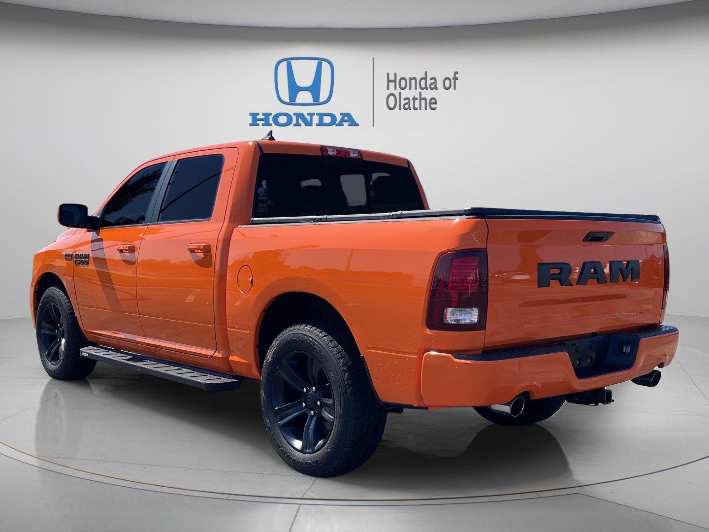 Used 2017 Ignition Orange Clearcoat Ram Sport image 5
