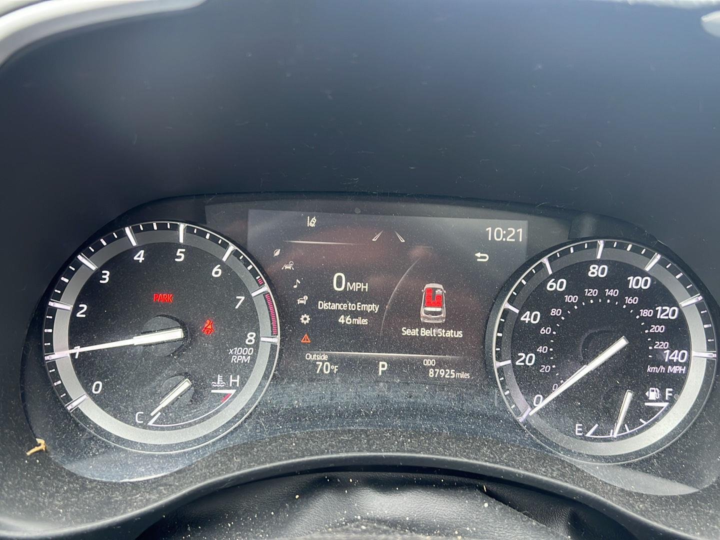 Used 2021 Magnetic Gray Metallic Toyota XLE image 6