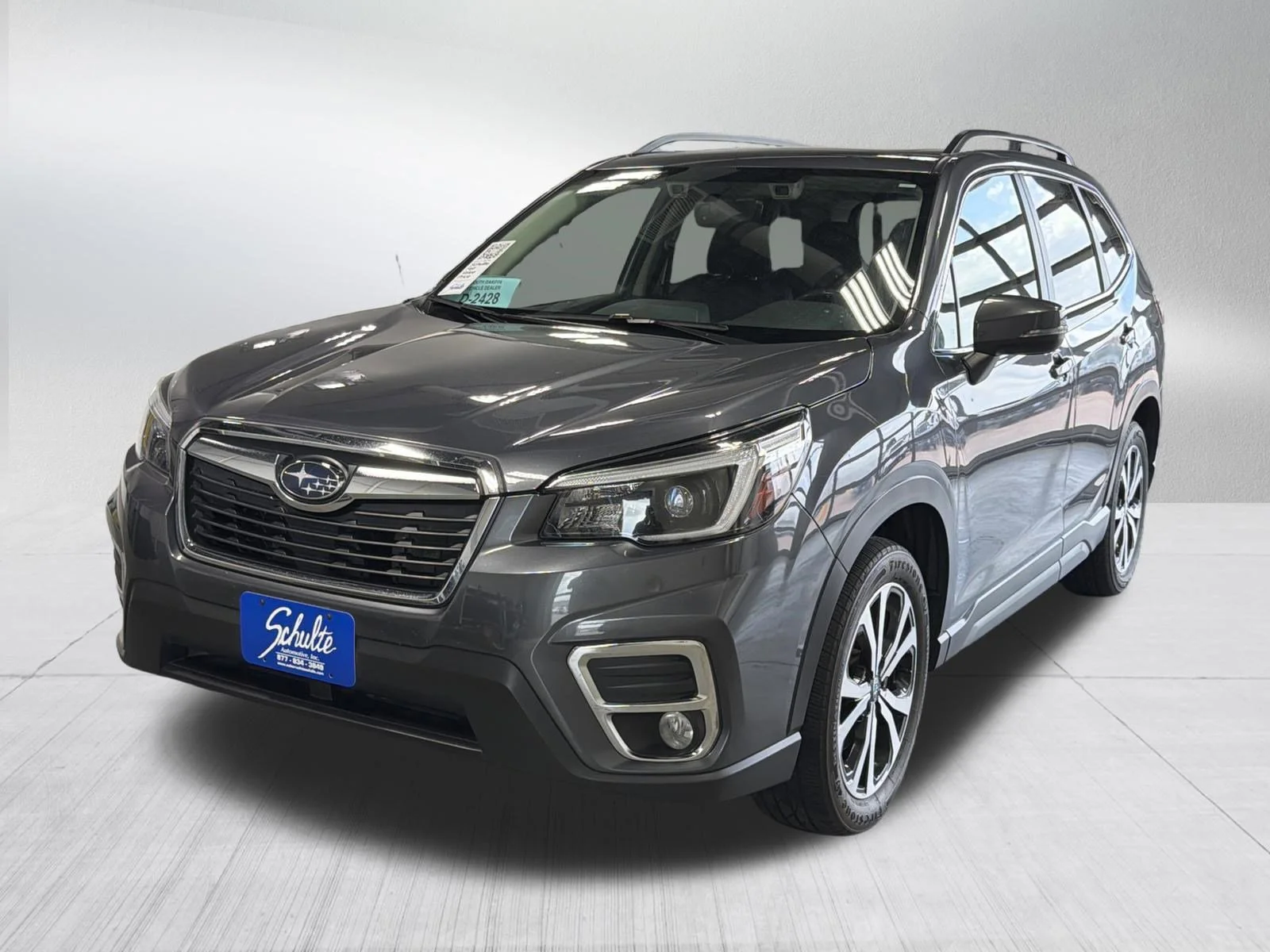 Used 2021 Magnetite Gray Metallic Subaru Limited image 3