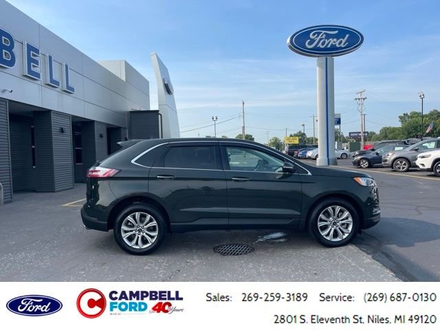 Used 2024 Forged Green Metallic Ford Titanium image 2