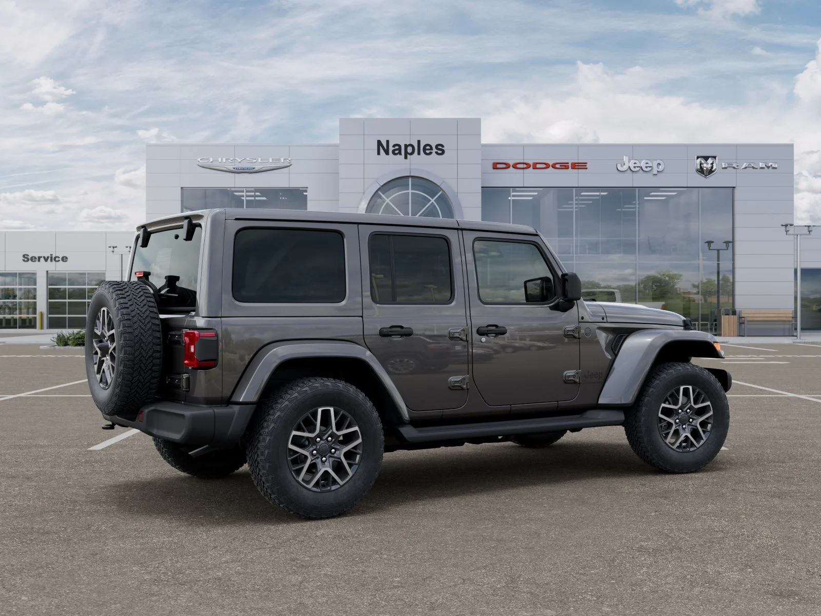 New 2026 Granite Crystal Metallic Clear-Coat Exterior Paint Jeep Sahara image 30