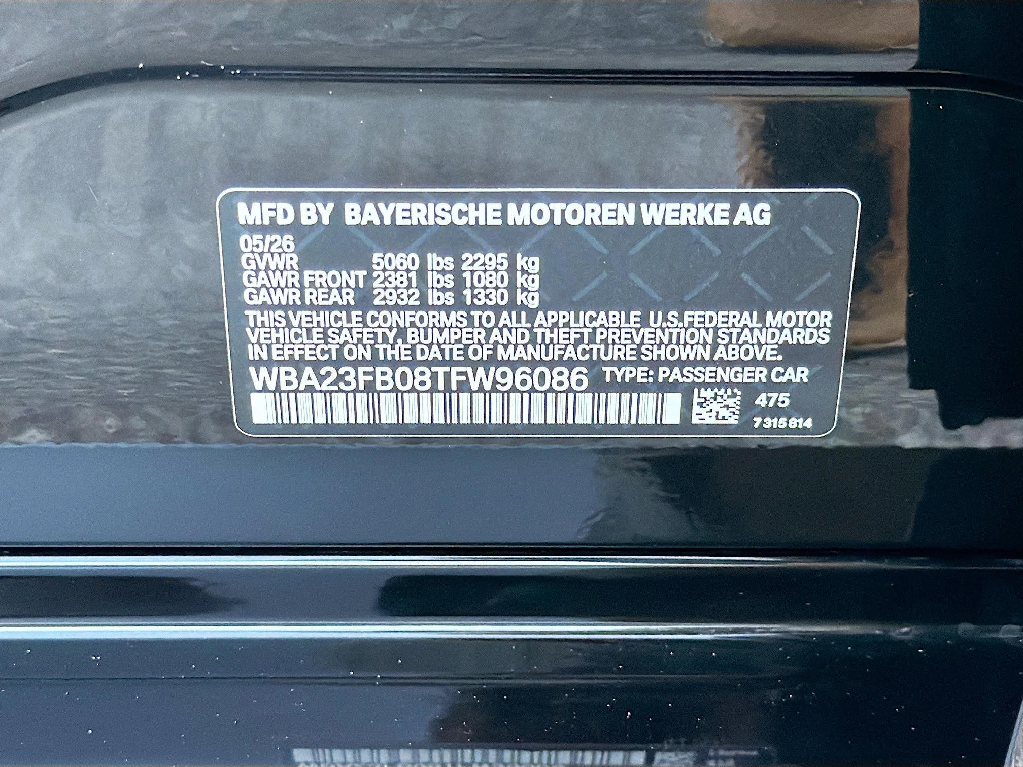 New 2026 Black Sapphire Metallic BMW 430i image 41