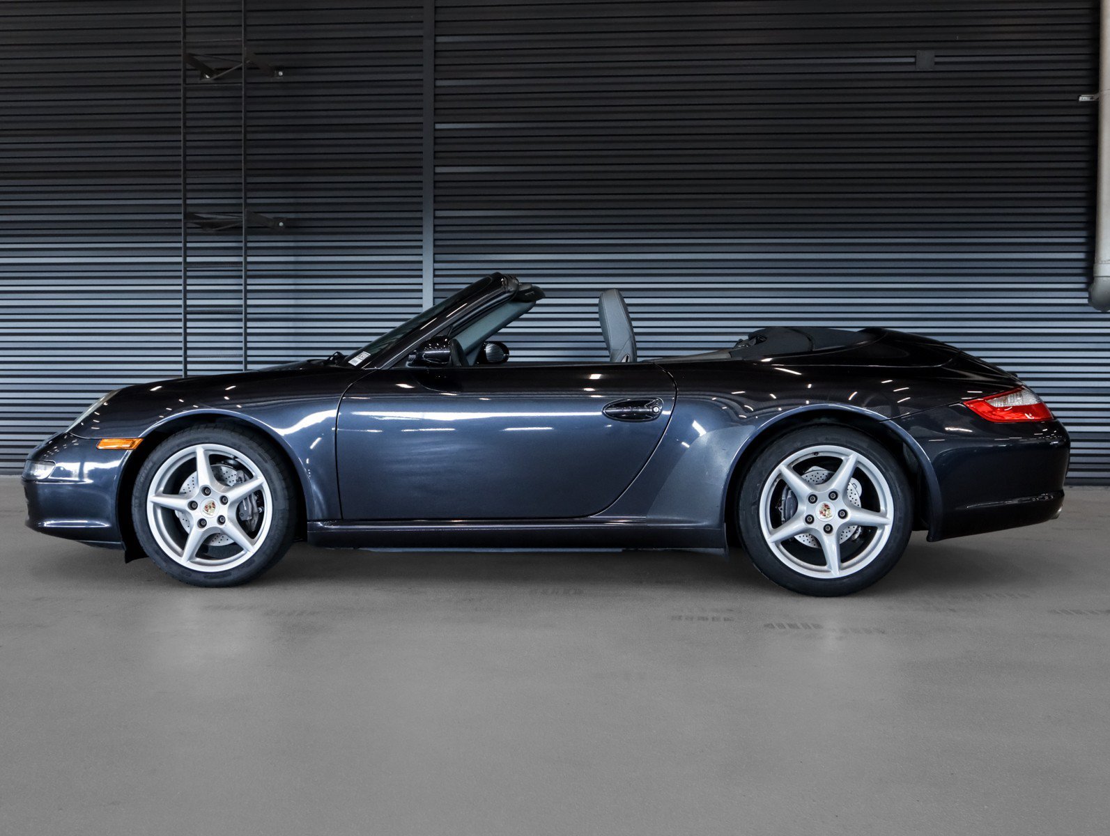 Used 2006 Atlas Grey Metallic Porsche Cabriolet Carrera S w/6-speed manual trans image 2