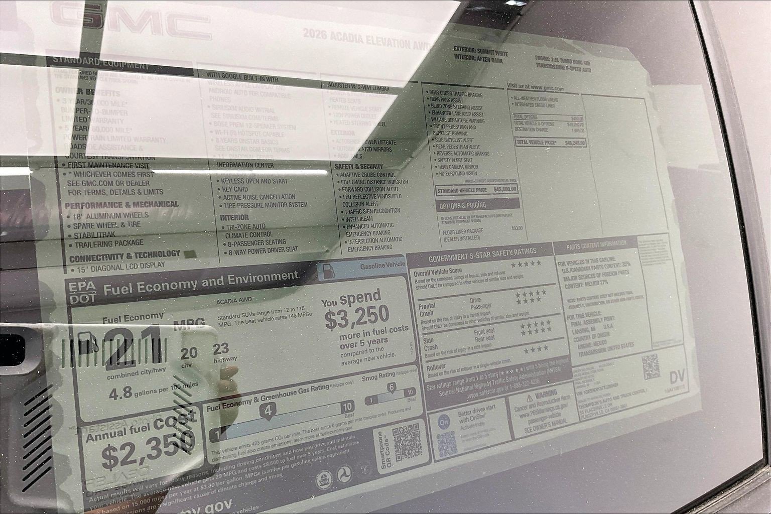 2026 GMC Acadia Elevation - Photo 20
