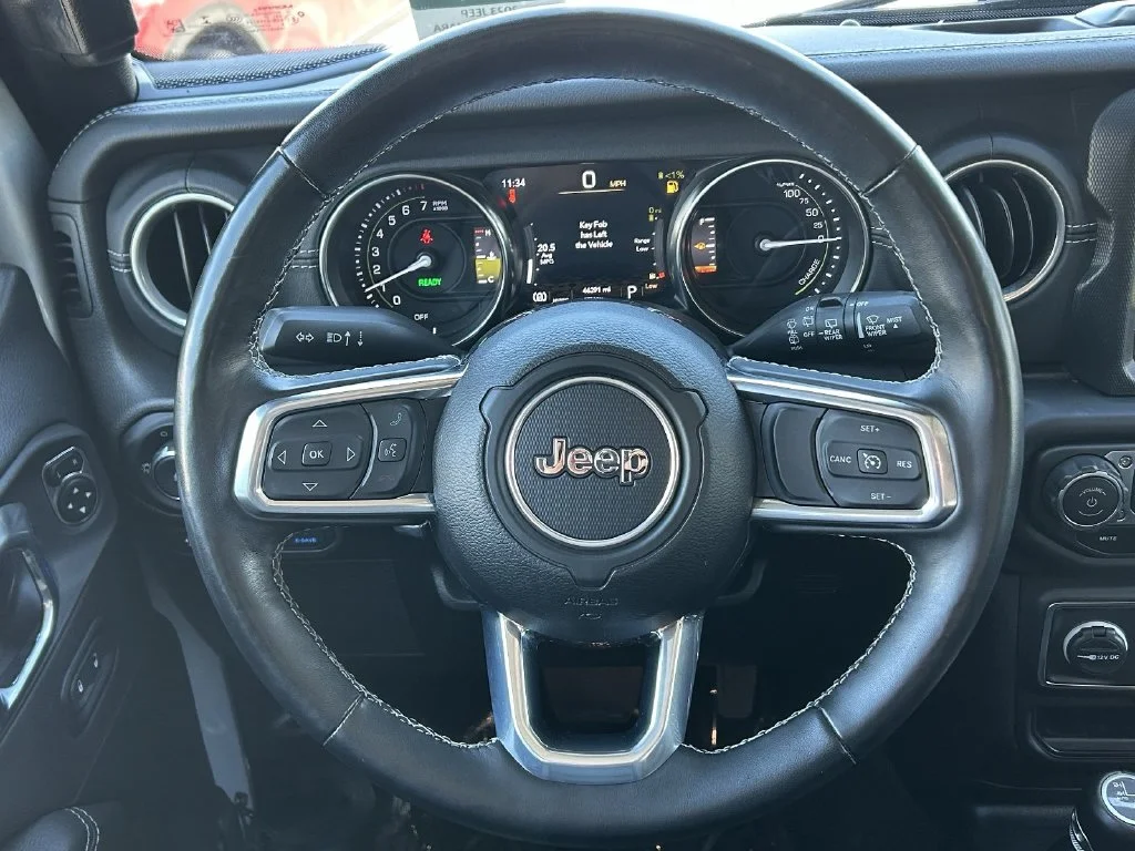 Used 2023 Silver Jeep Sahara 4xe image 16
