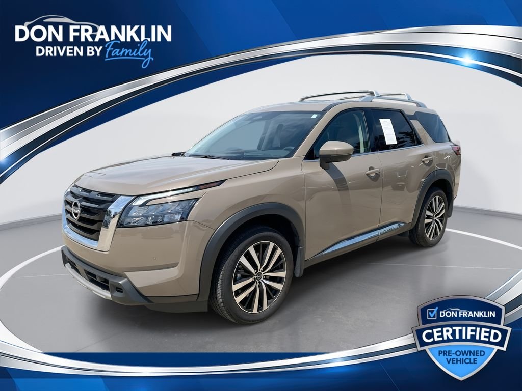 Certified Used 2025 Beige Nissan Platinum image 1
