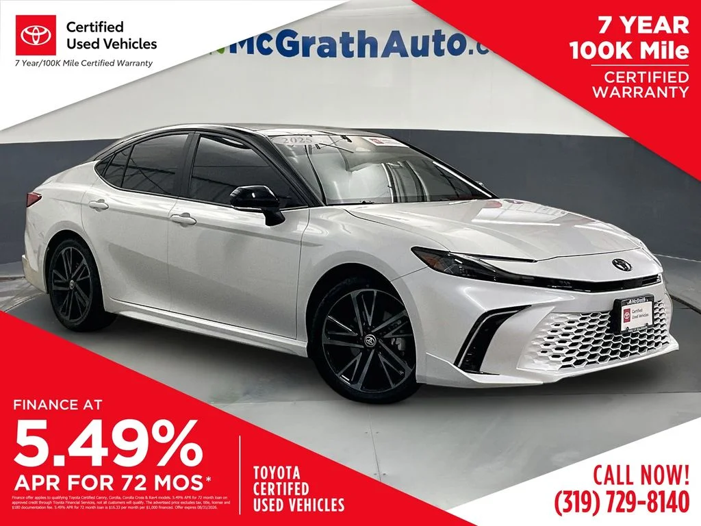 Certified Used 2025 Beige Toyota XSE image 1