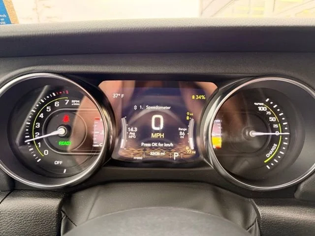 Used 2022 Black Clearcoat Jeep Unlimited Sahara 4xe image 15