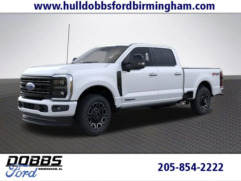 New 2026 Star White Metallic Tri-Coat Ford F-250® Platinum® image 1