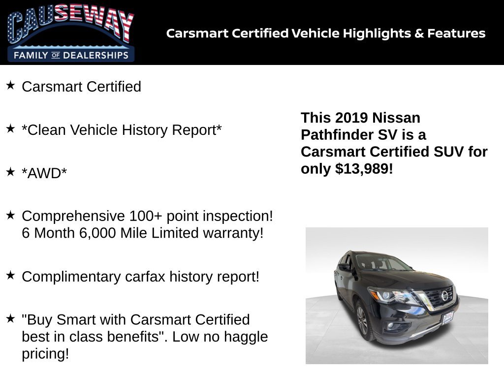 Used 2019 Black Nissan SV image 2