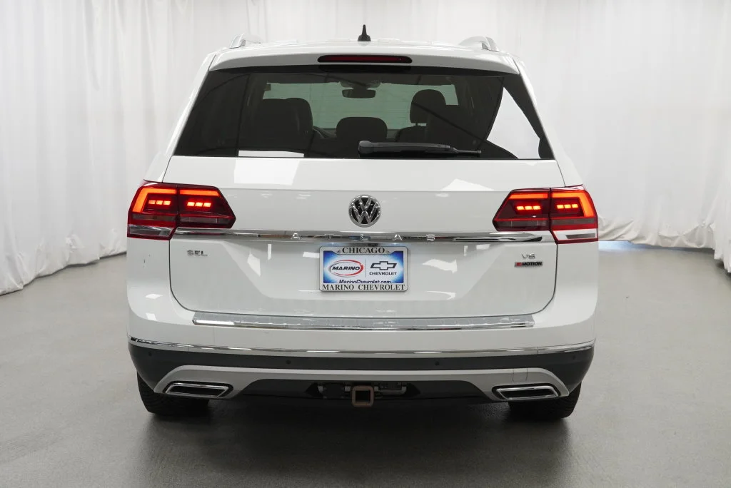 Used 2019 White Volkswagen 3.6L V6 SEL image 42