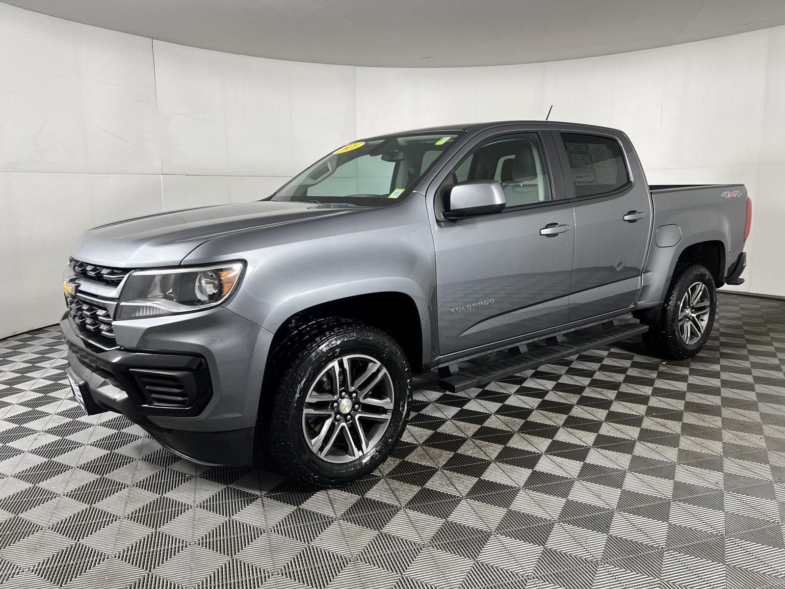 Used 2021 Satin Steel Metallic Chevrolet 4WD Work Truck image 37