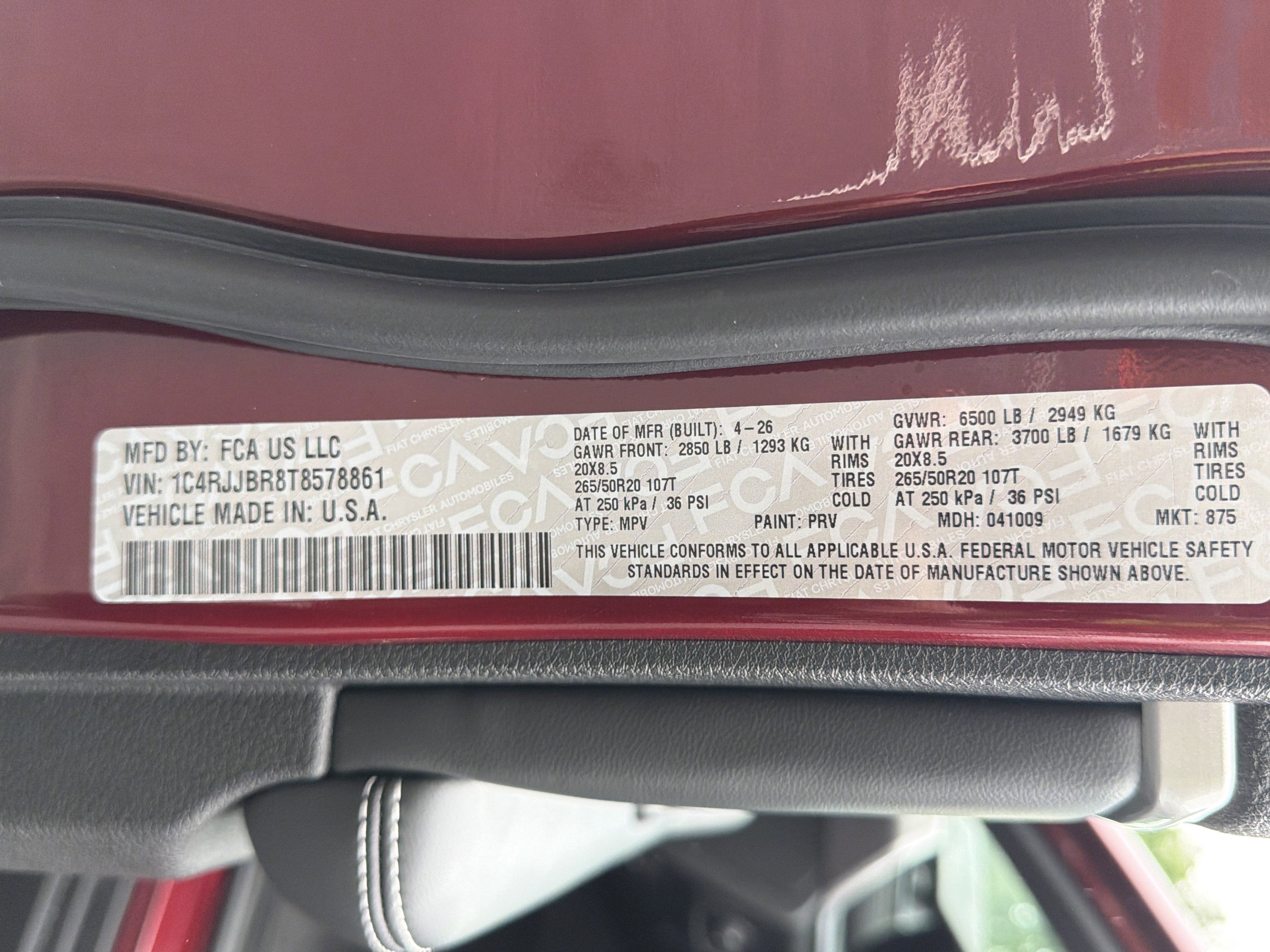 New 2026 Velvet Red Pearlcoat Jeep Limited image 39