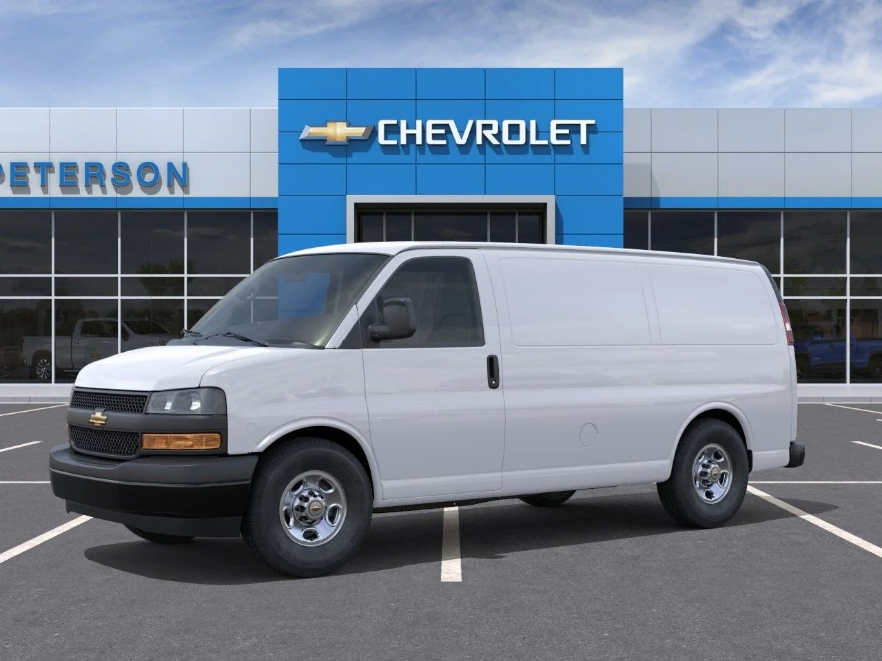 New 2026 White Chevrolet Work Van image 7