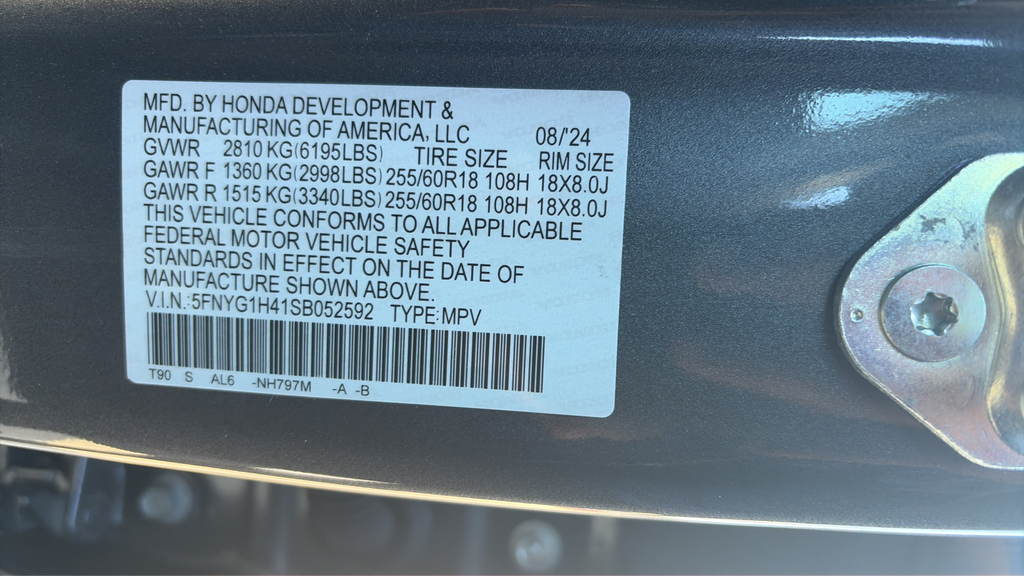 Used 2025 Modern Steel Metallic Honda EX-L image 28