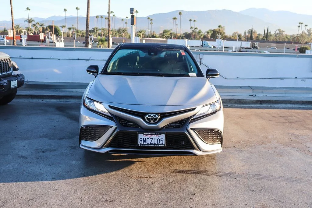 Used 2021 Silver Toyota XSE image 3