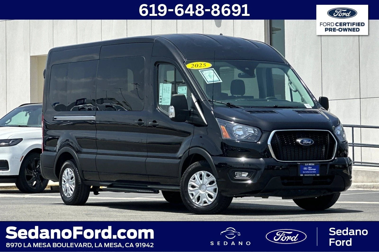 2025 Ford Transit 350 XLT Med Roof Sliding Pass. 148's photo
