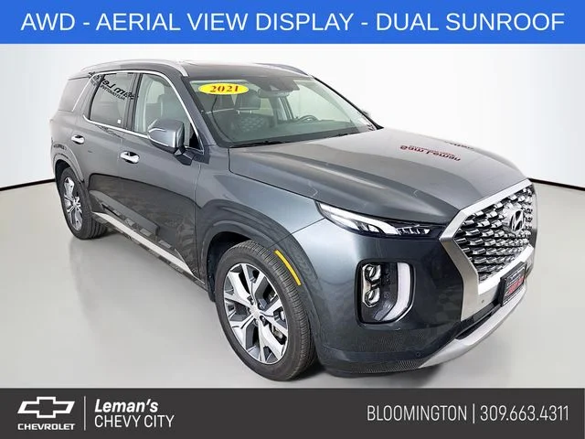 Used 2021 Green Hyundai Limited image 1