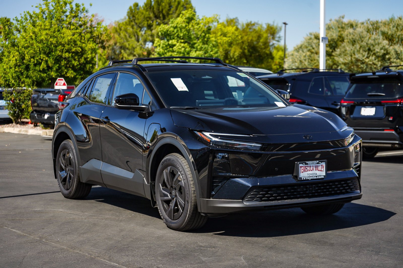 New 2026 Midnight Black Metallic Toyota  SE image 3