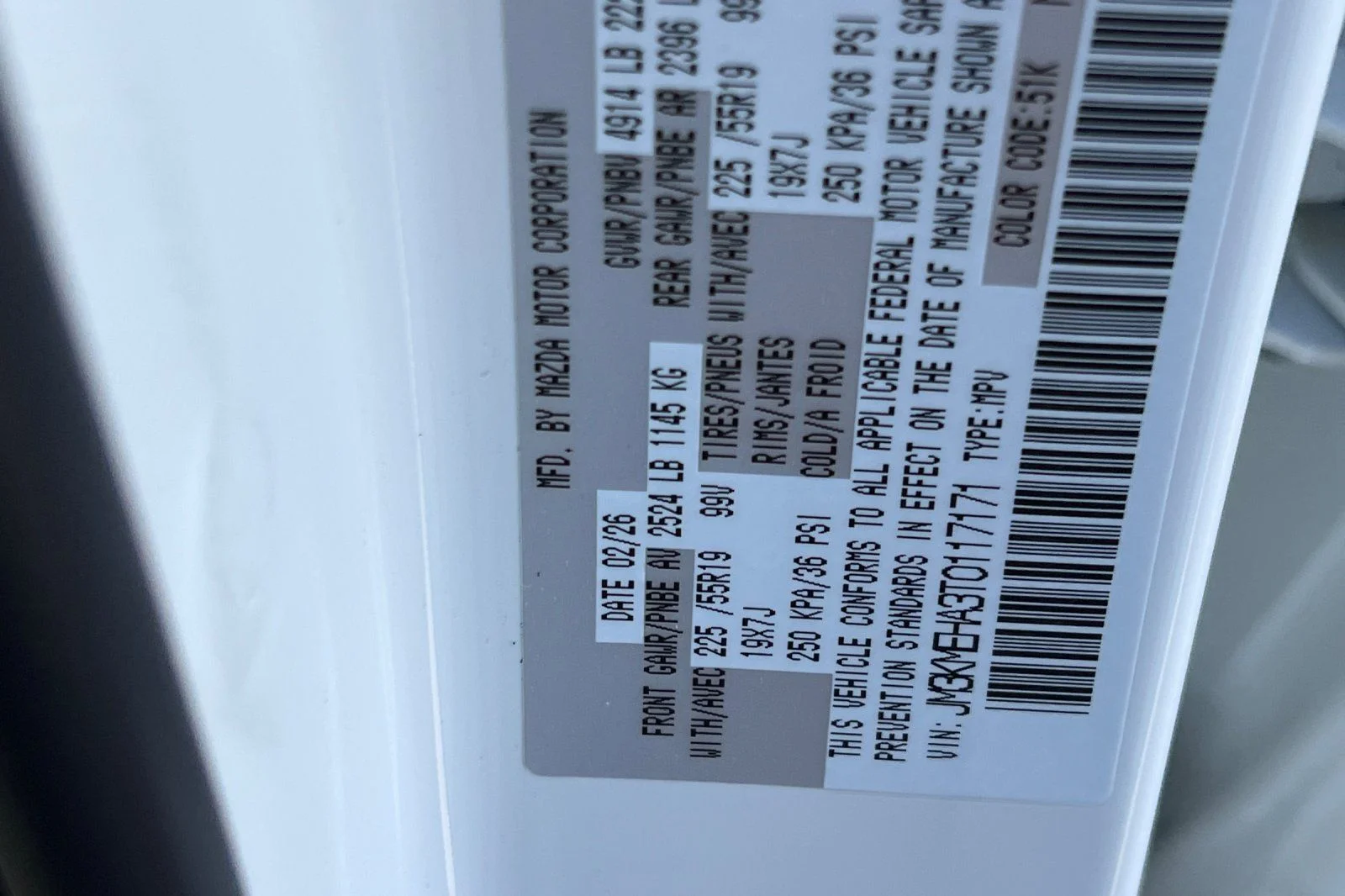New 2026 Rhodium White Metallic Mazda 2.5 S Premium Plus AWD image 22