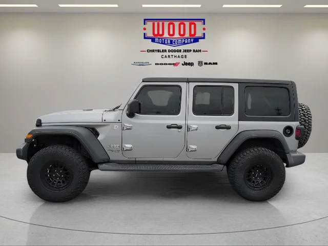Used 2020 Billet Silver Metallic Clearcoat Jeep Unlimited Sport S image 6