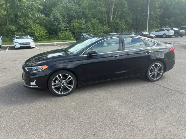 Used 2019 Ford Fusion Titanium with VIN 3FA6P0K9XKR133536 for sale in Kansas City