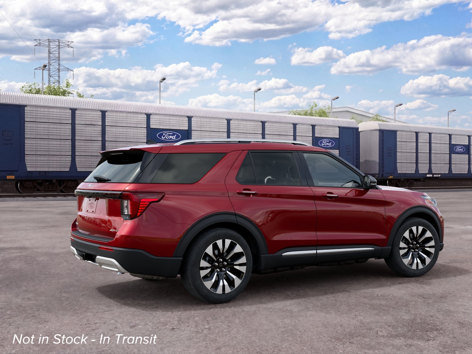 New 2027 Ruby Red Metallic Tinted Clearcoat Ford Platinum™ image 6
