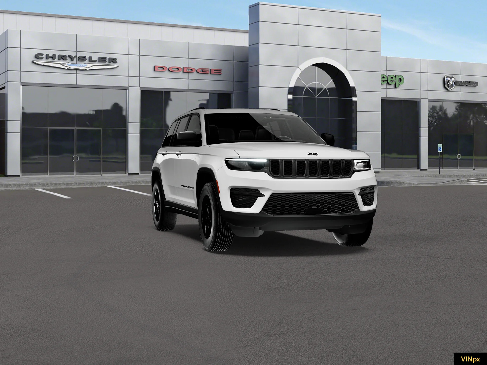New 2027 Bright White Clear-Coat Paint Jeep Laredo X image 9