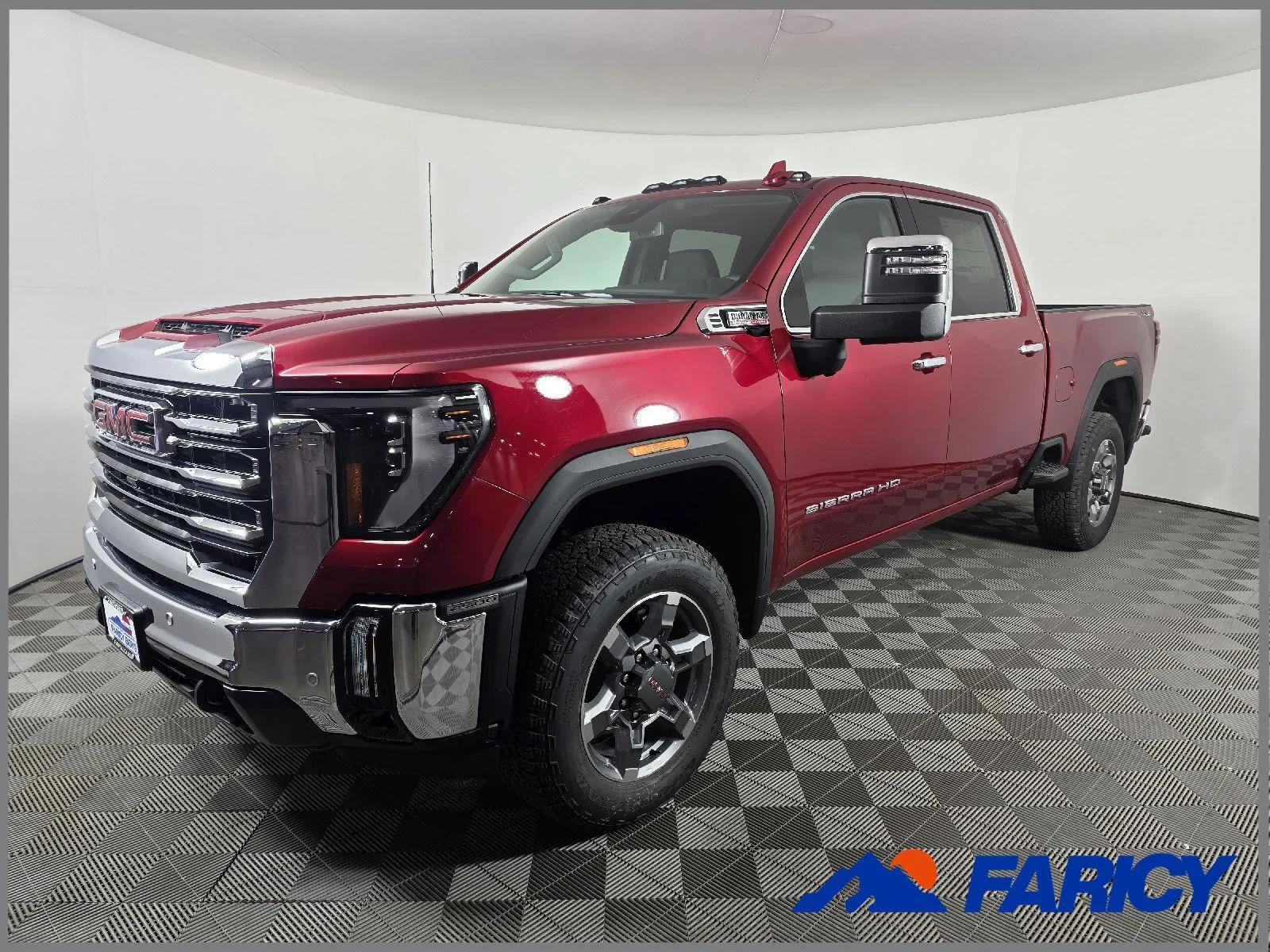 New 2026 Volcanic Red Tintcoat GMC SLT image 1