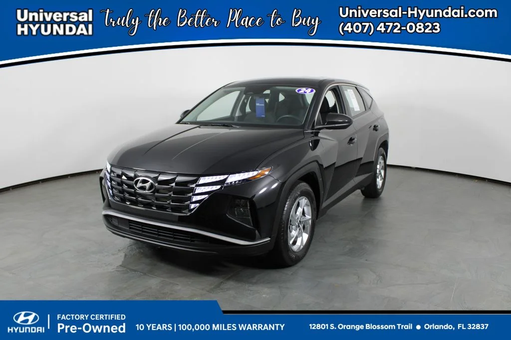 Used 2024 Black Hyundai SE image 1