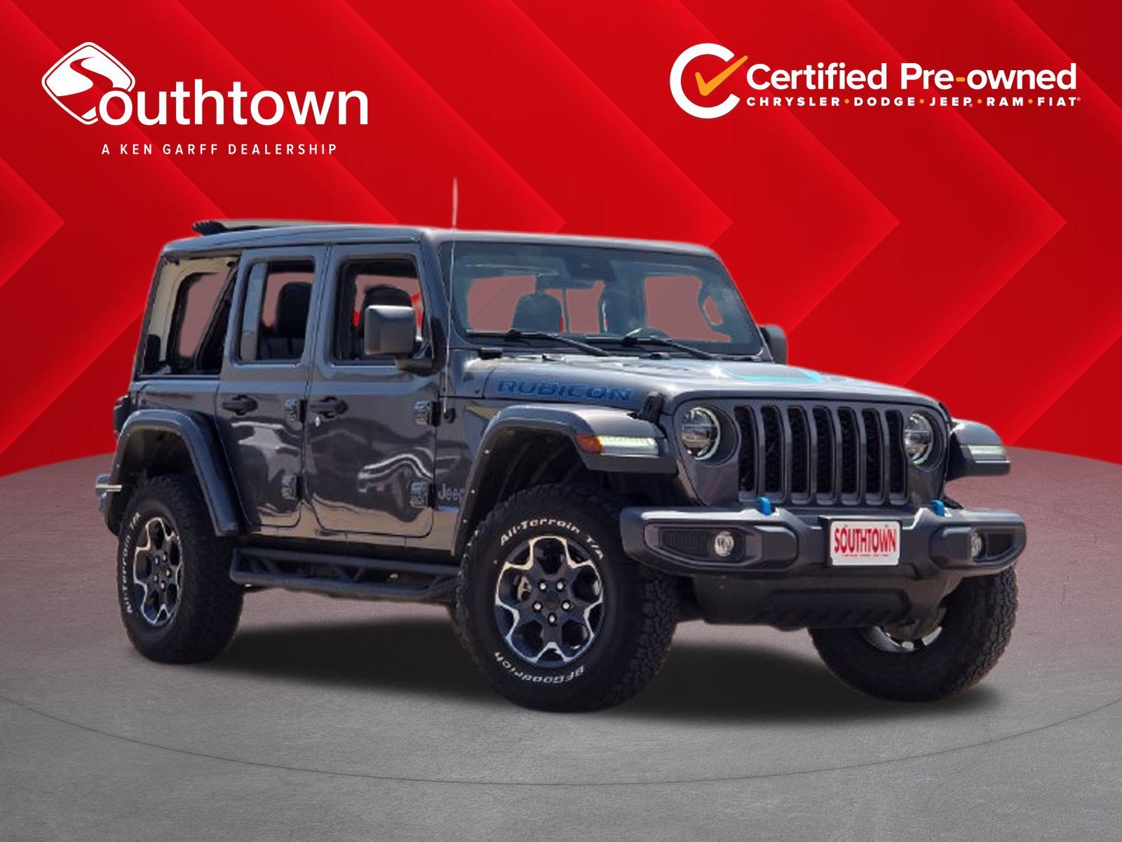 Certified Used 2022 Granite Crystal Metallic Clearcoat Jeep Unlimited Rubicon image 1