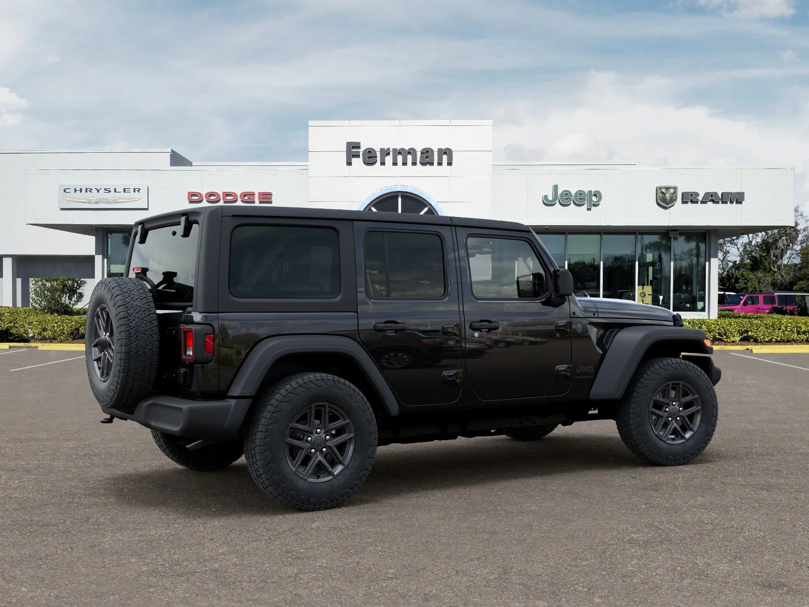 New 2026 Black Clear-Coat Exterior Paint Jeep Sport S image 37
