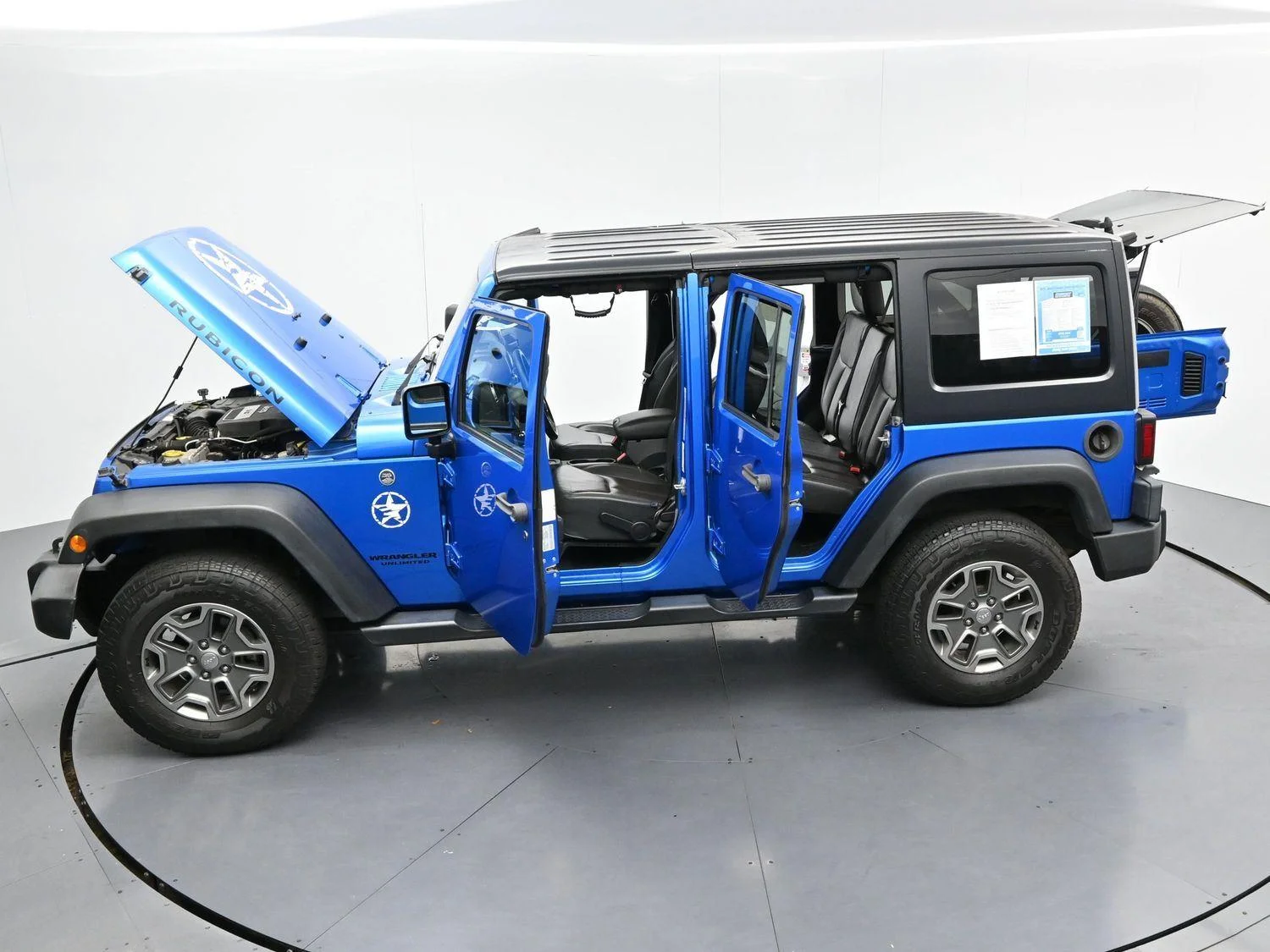 Used 2016 Hydro Blue Pearl Jeep Rubicon image 39