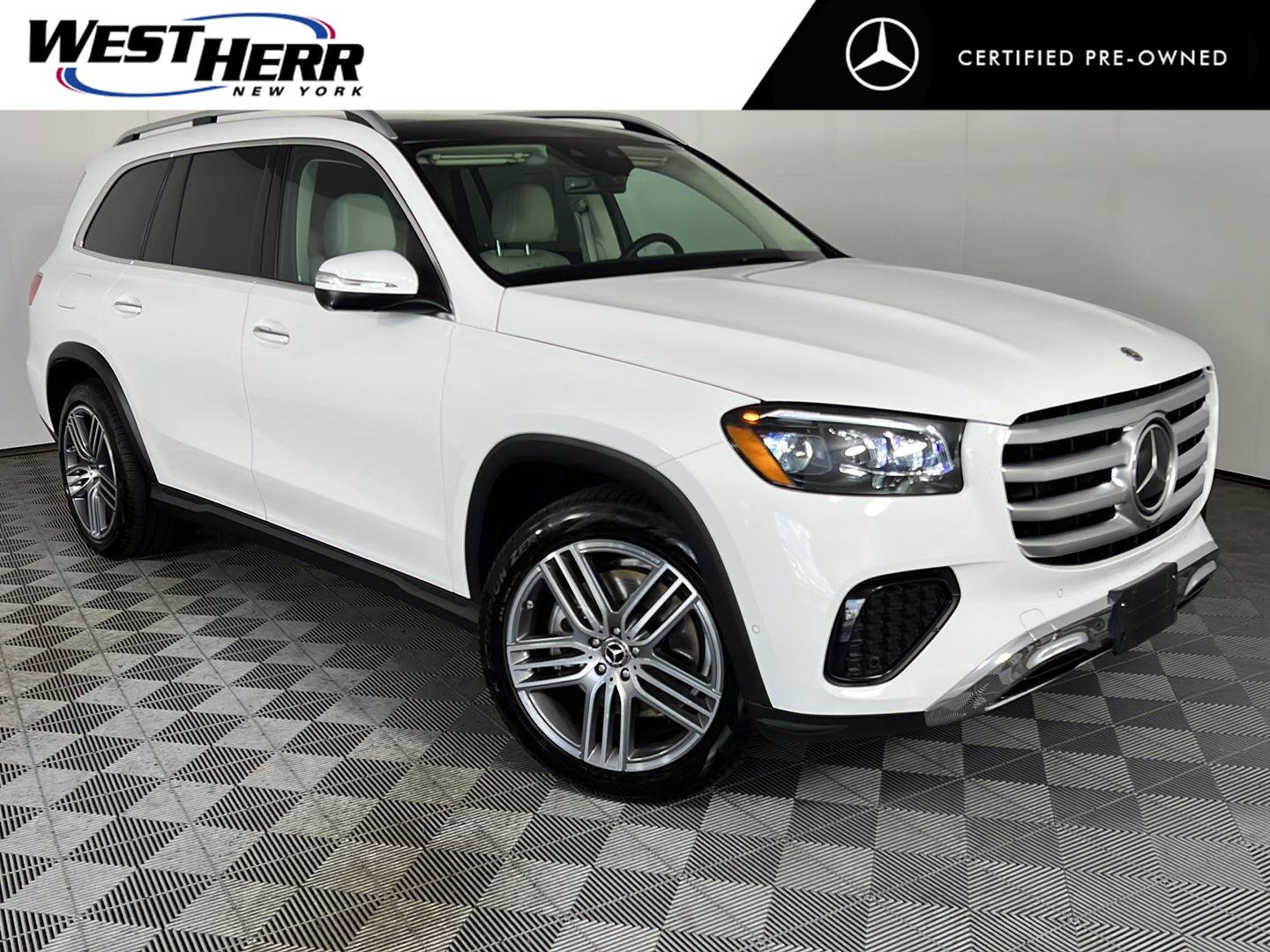 Certified Used 2026 Polar White Mercedes-Benz GLS 450 image 1