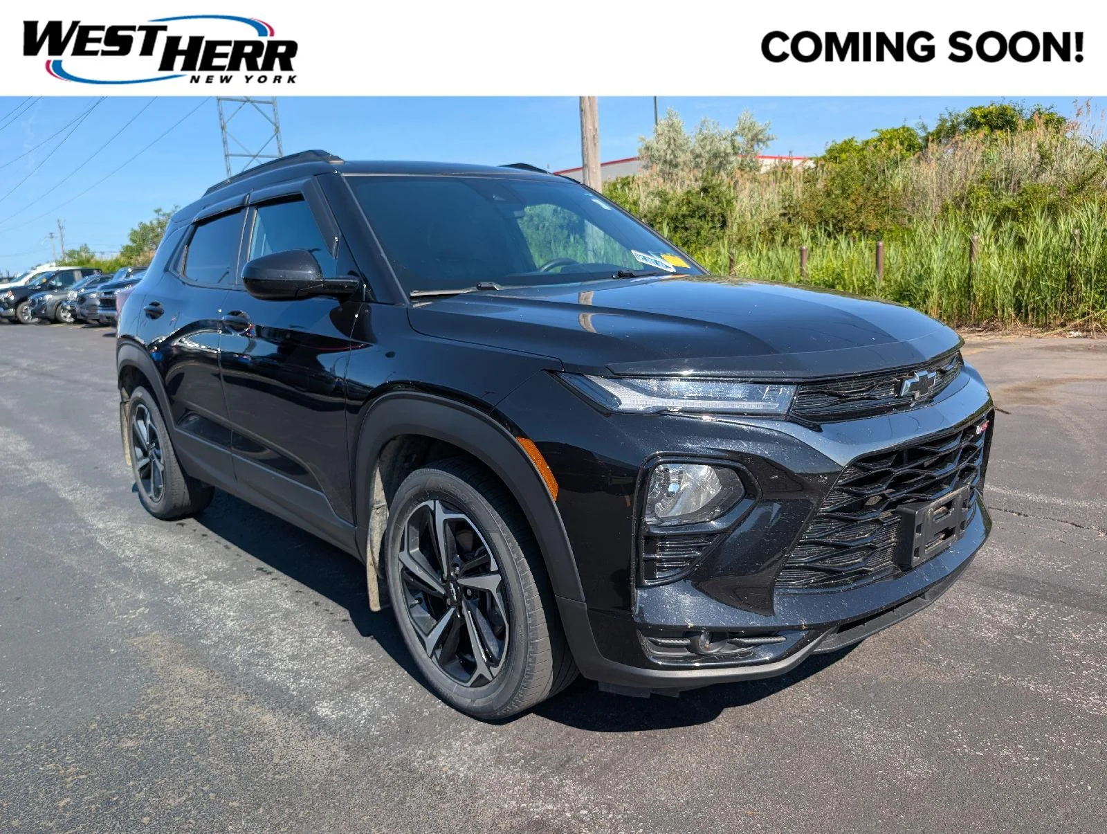 Used 2022 Mosaic Black Metallic Chevrolet RS image 1