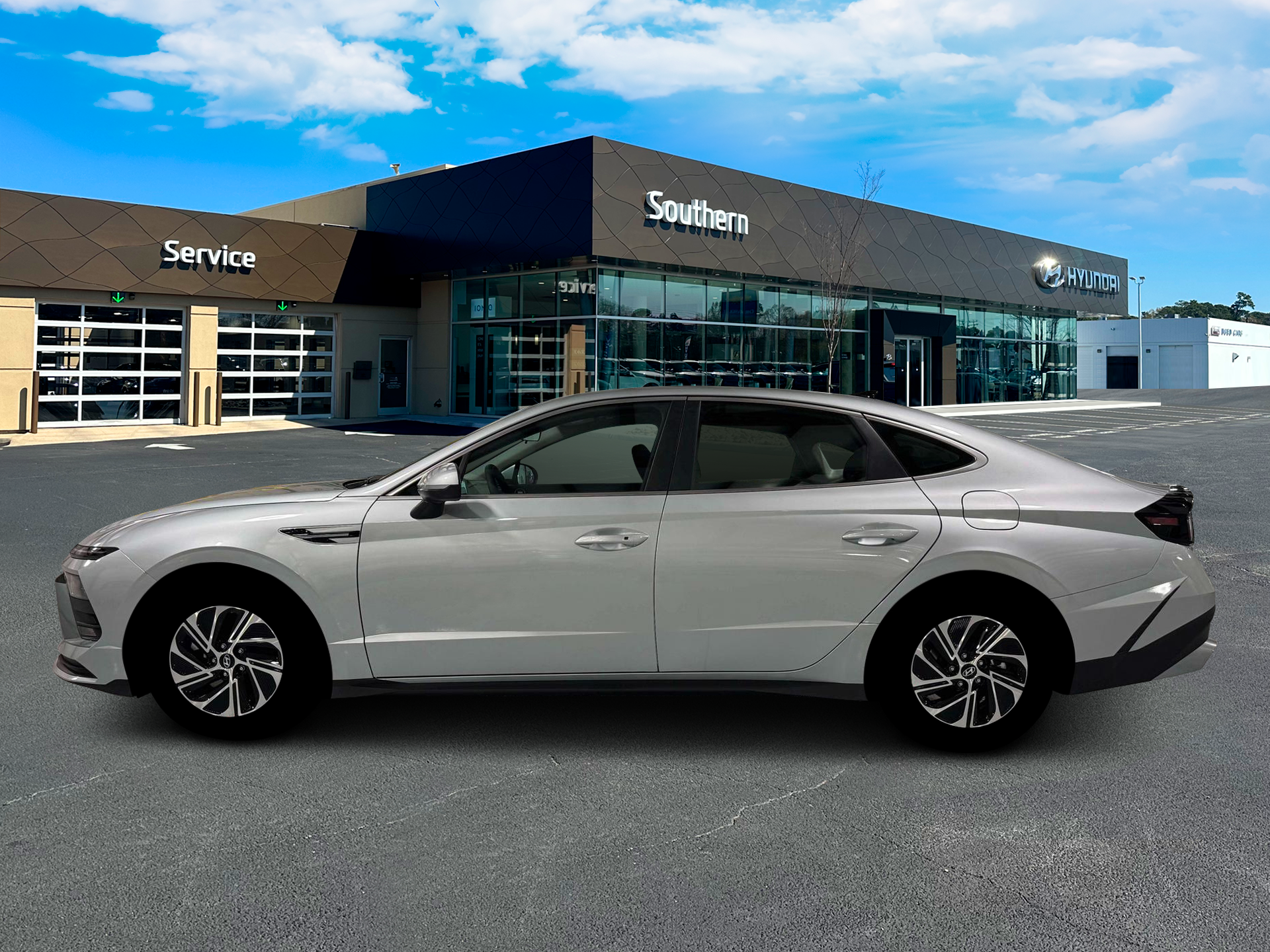 New 2026 Silver Hyundai Blue image 3