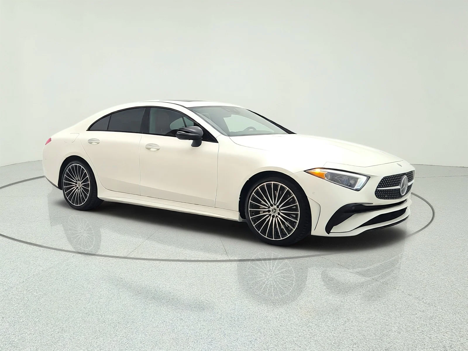 Used 2022 designo Manufaktur Cashmere White Magno Mercedes-Benz CLS 450 4MATIC® Coupe image 3