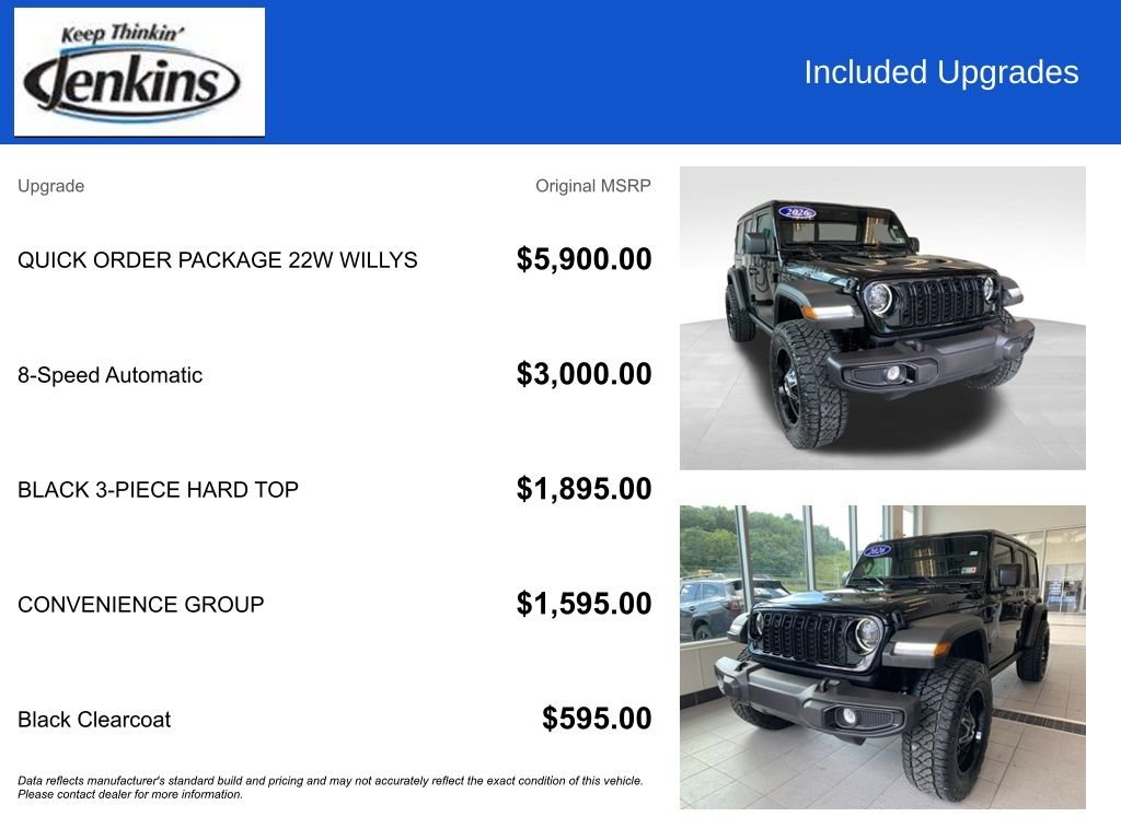 Used 2026 Black Jeep Willys image 4