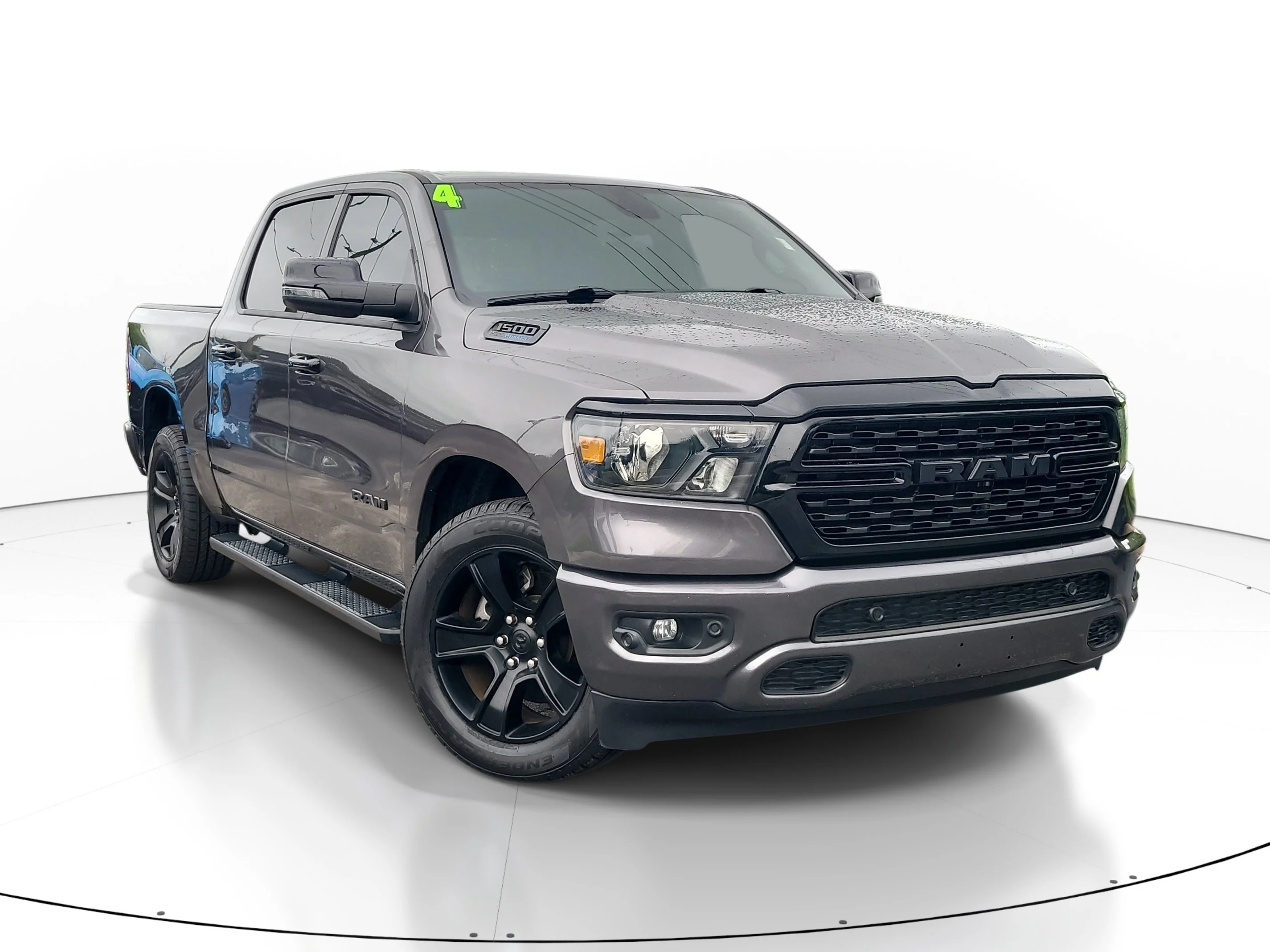 Used 2024 Granite Crystal Metallic Clearcoat Ram Big Horn image 1