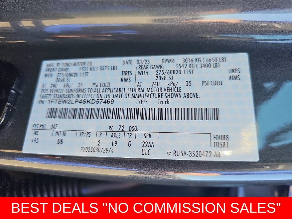 Used 2025 Carbonized Gray Metallic Ford STX image 41