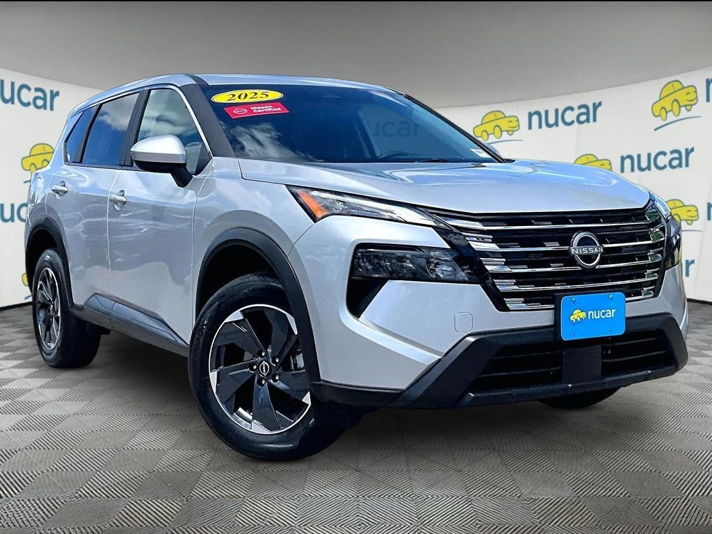 Certified Used 2025 Silver Nissan SV image 1