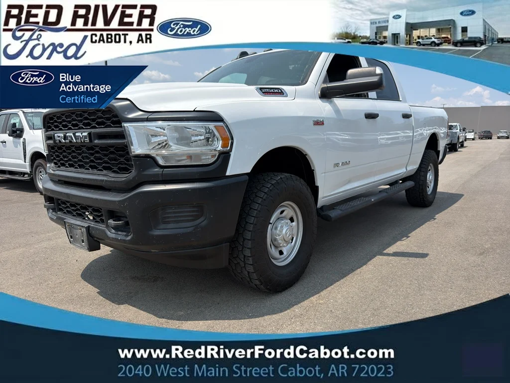 Used 2022 Bright White Clearcoat Ram Tradesman image 1