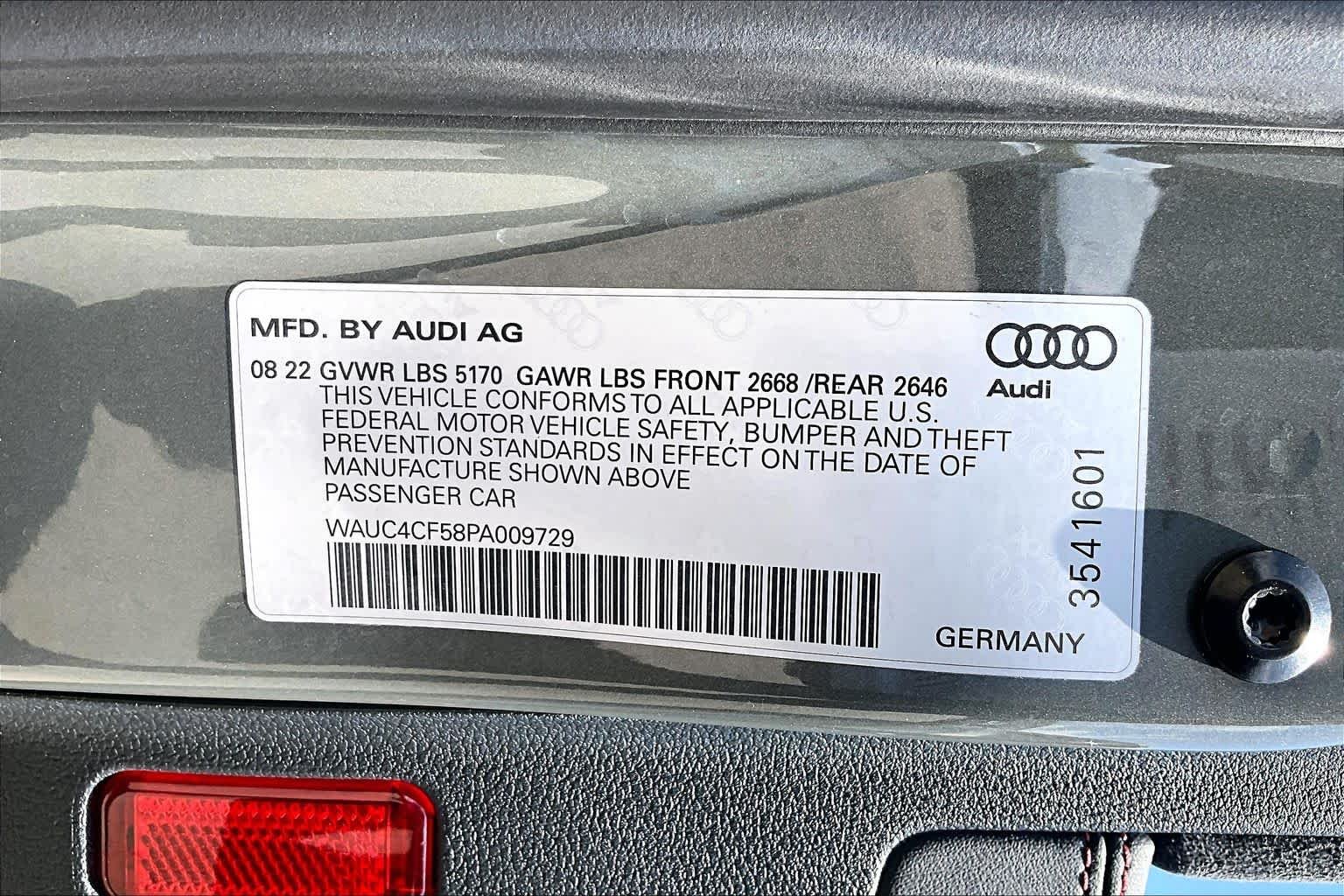Used 2023 Chronos Gray Metallic Audi Premium Plus image 37